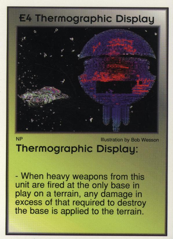 Thermographic Display (the terrain)